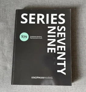 Knopman Marks Series 79 3rd Edition Investment Banking Exam NEW & UNUSED - Picture 1 of 1