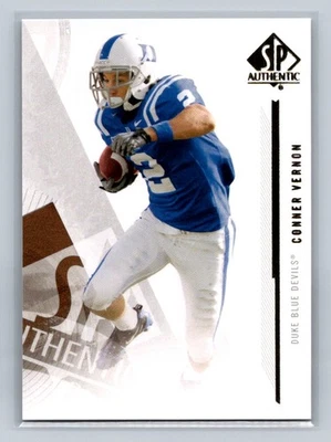 2013 SP Authentic #41 Conner Vernon   Duke Blue Devils - Image 1 of 2