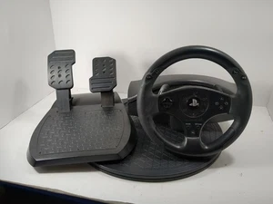 Thrustmaster T80 PlayStation PS3 PS4 Racing Steering Wheel & Pedals Wired *Read - Picture 1 of 6