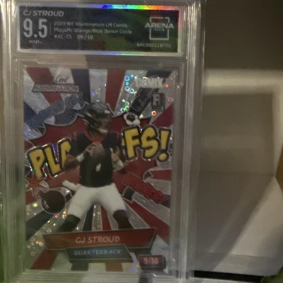 2023 WC Alumination #AC-CS CJ Stroud RC Org/Blu Donut Ci “Playoffs!” 9/10 AC 9.5 - Image 1 of 3