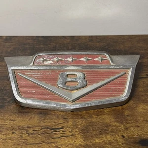 OEM Original 1965-1966 Ford Truck F-Series V8 Hood Emblem C5TB 16637-A, 5 Star - Bild 1 von 3