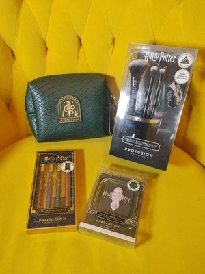 Profusion Cosmetics Harry Potter Dark Arts, Bag, Brushes, And Cosmetics New - Image 1 of 3
