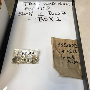 13 OEM POLARIS OEM NOS SNOWMOBILE ATV LOCK WASHER PK  7552603 NWOB - Bild 1 von 5