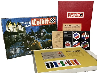 ESCAPE FROM COLDITZ VINTAGE BOARD GAME 1ST EDITION 1970s PARKER 100% COMPLETE - Image 1 of 4