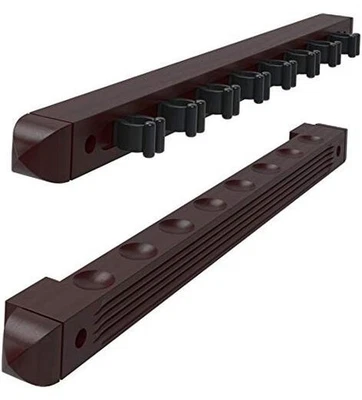 Taco de billar/piscina Fat Cat de 2 piezas montado en la pared, caoba/8 tacos Foto 1 de 4