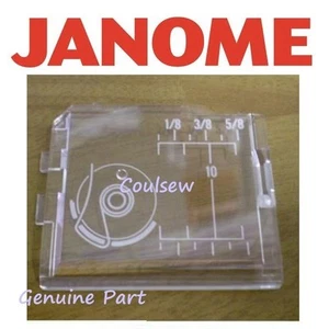 JANOME / ELNA SLIDE PLATE PLASTIC BOBBIN COVER DC3050 4900 525s 301 4100 HD2200 - Picture 1 of 1