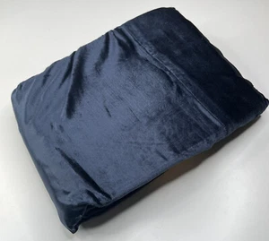 West Elm One (1) Luster Velvet Curtain 48x84 Regal Blue NEW! - Picture 1 of 4