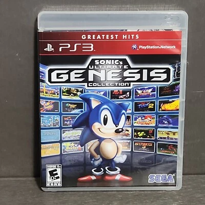 Sonics Ultimate Genesis Collection PlayStation 3 PS3 Complete Refurbished Hits - Image 1 of 4