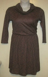 NUEVO CON ETIQUETAS Nuevo Mini Vestido Tejido Loveappella Rosa Ciruela Capucha Púrpura Talla M z - Imagen 1 de 4
