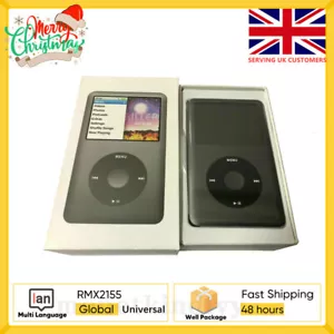New Apple iPod Classic 7th Generation 1TB Black/Grey (Latest Model) -Sealed - Picture 1 of 6