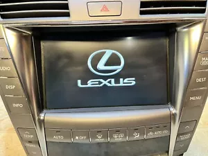 2007-2009 Lexus LS460 Navigation Display Screen HVAC AC Unit OEM 86430-50091 - Picture 1 of 23