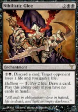 NIHILISTIC GLEE X4 4 4X Dissension MTG Magic the Gathering Cards DJMagic