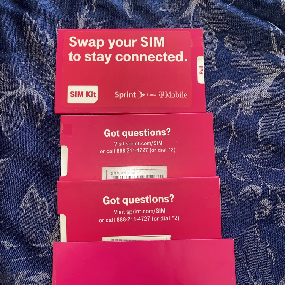 THREE ~ T-MOBILE SIM Card KIT ~ BRAND NEW SIM UNACTIVATED. - Image 1 of 1