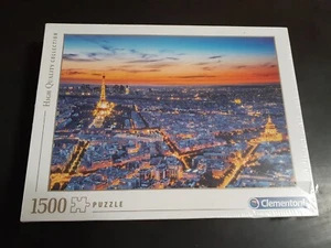 Paris View 1500pc Puzzle High Quality  33.25" X 23.25" by Clementoni / Italy NEW - Picture 1 of 4