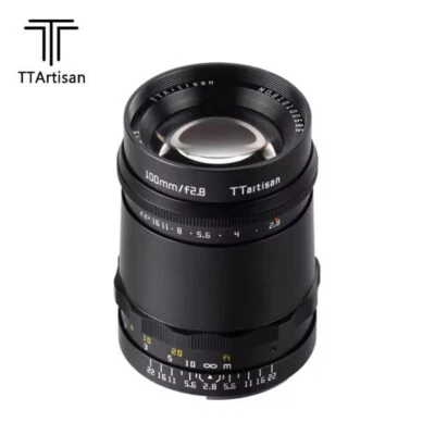 TTArtisan 100mm F2.8 MF Full Frame Soap Bubble Bokeh Manual Lens for M42 Mount - Image 1 of 4