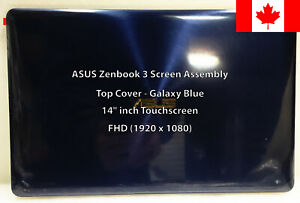 New ASUS Zenbook 3 14" --- --- --- FHD Screen Assembly + Galaxy Blue Top Cover