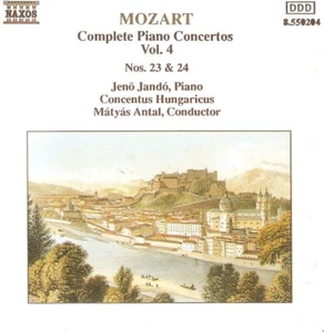 Mozart - Complete Piano Concertos Vol. 4 • Nos. 23 & 24 (CD 1990) Jandó; Antal - Picture 1 of 2