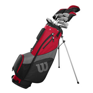 NEW Wilson Profile SGI Mens Complete Golf Club Set w/ Driver, Irons, Bag, Putter