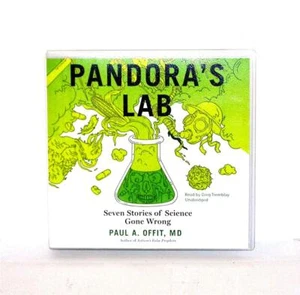 BOOK/AUDIOBOOK CD Paul Offit Science Medicine Medical Disasters PANDORA'S LAB - Picture 1 of 1