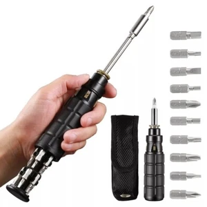 10-in-1 Multi Ratcheting Screwdriver, All in One Ratchet Screwdriver Set with... - Picture 1 of 7