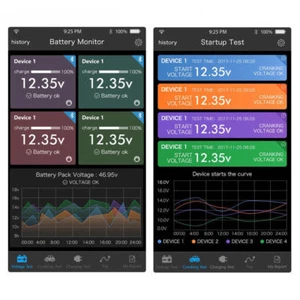 Monitor probador de batería inalámbrico 4 baterías a la vez 12 V automóvil motocicleta solar - Imagen 1 de 5