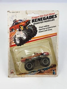 1986 Zee Toys Renegades Monster Truck Hot Fast Firebird 1:64 diecast Red Car - Picture 1 of 7