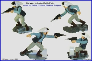 Figuras de soldados de bloqueo rebelde Guerra de las Galaxias paquetes de batalla desatados sin usar, en caja o sueltos - Imagen 1 de 3