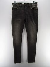 Only & Sons Jeans Men 29X32 Gray Tapered Slim Denim Button Fly Work Pants Faded