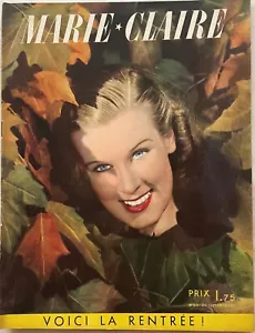 MARIE-CLAIRE Nr. 30 vom 24. September 1937 (1. Jahr) alte Modemagazin - Bild 1 von 6