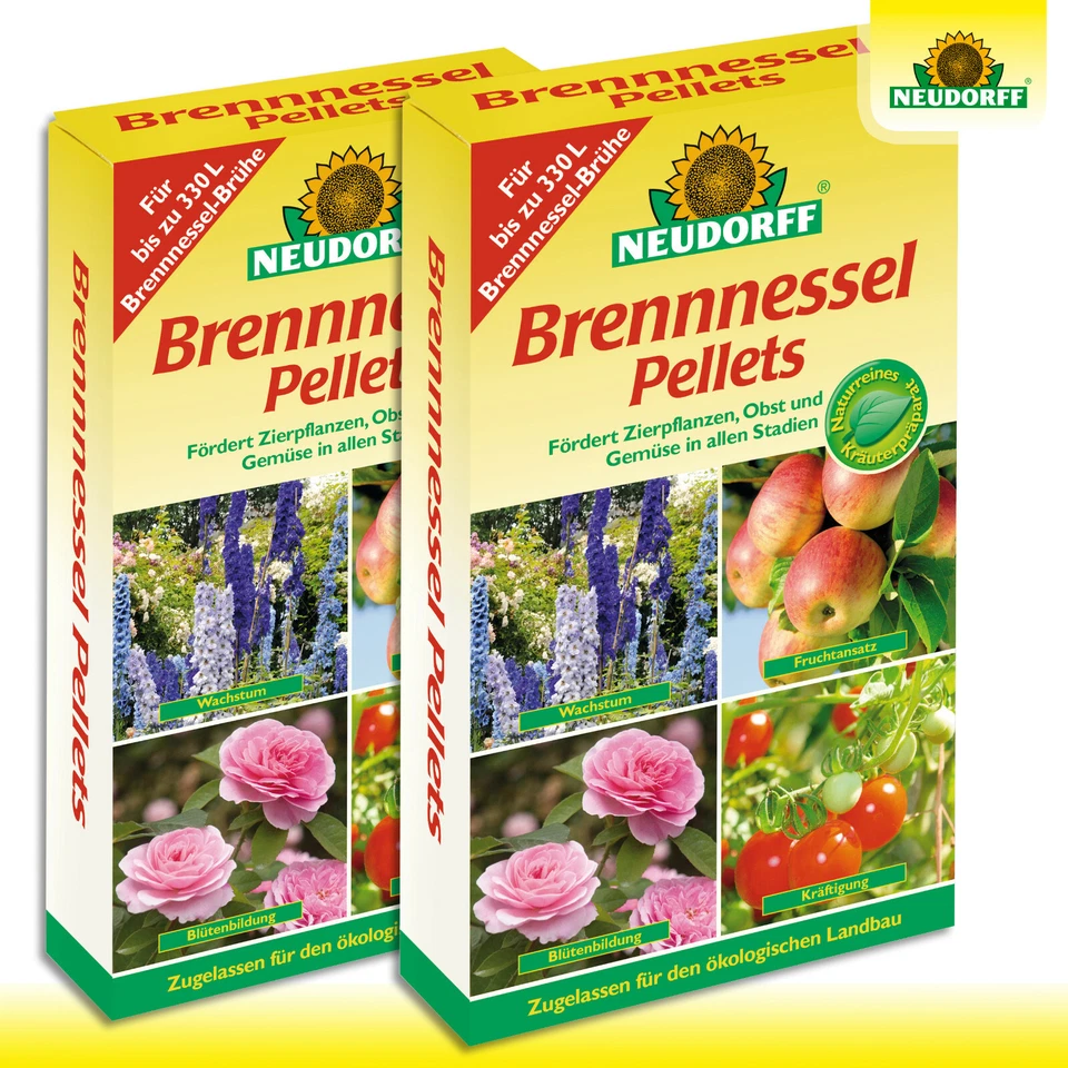  Neudorff 2 x 500g Brennnessel Pellets Wachstum Gießwasser Pflege Obst Gemüse - Bild 1 von 1