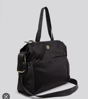Bolso de hombro Tory Burch de nailon negro para bebé Foto 1 de 4