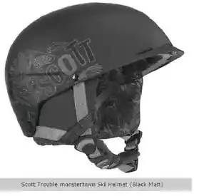 Scott Trouble Monstertown Skihelm (schwarz matt, klein) - Bild 1 von 1