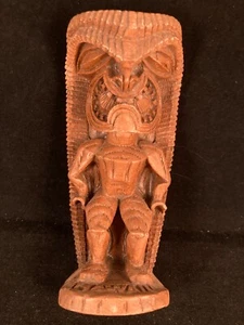 Vintage Coco Joes Tiki Figurine Hapa-Wood God Of Strength 5.5 In. Ht. Hawaii - Picture 1 of 1