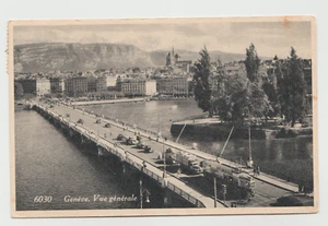 Switzerland , GENEVA AN OLD PICTURED 1950 ,USED, AIR MAIL TO ISRAEL - Imagen 1 de 2