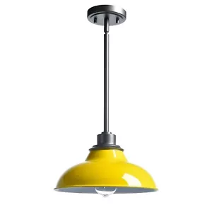 Modern Pendant Light Fixture Yellow Pendant Light Hanging Light Fixture for K... - Picture 1 of 7