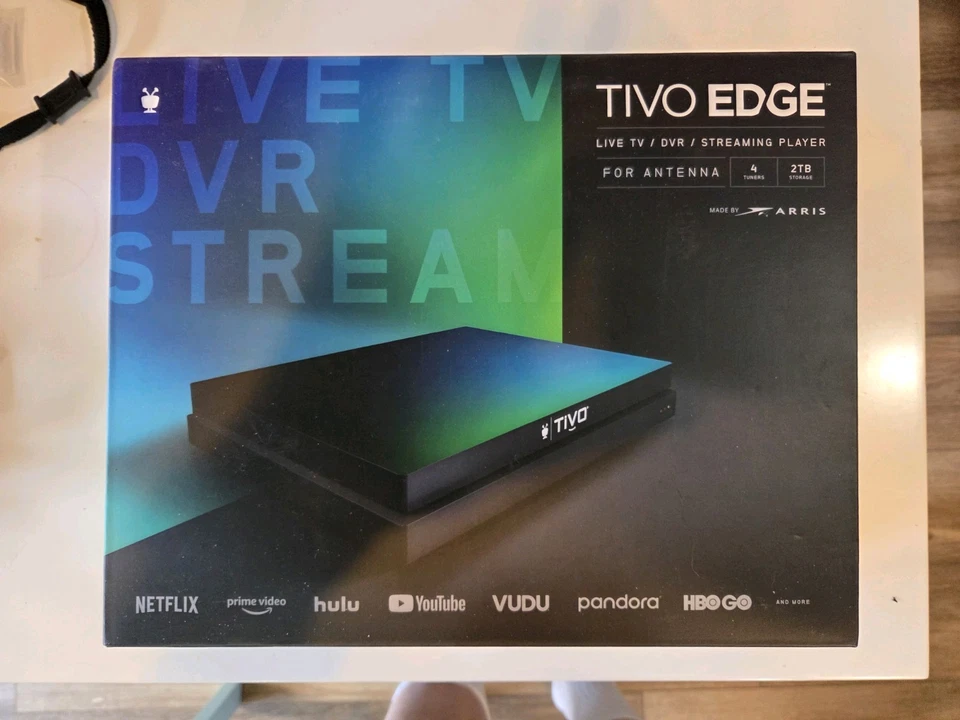 TiVo Edge 2TB DVR Streaming Player with Remote and Power Cable FOR ANTENNA - Image 1 of 4