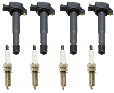 4 bobinas de encendido directo y bujías de platino para Acura RDX 2007-2012 2,3 L Foto 1 de 4