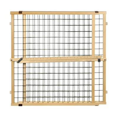 Puerta para perros de malla de alambre extra ancha: 29,5-50" de ancho. Montaje a presión. No se necesitan herramientas... Foto 1 de 4