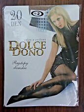 NEU - DOLCE DONO Damen Strumpfhose Gr.2- 36-38 - braun - 20DEN - Feinstrumpfhose