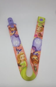 Sofia The First Pacifier Clip ABDL- Pacifier Holder - Picture 1 of 1