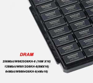 256/128/64 Mbit RAM SDRAM Arbeitsspeicher TSOP(II) W9825G6KH-6 W9812G6KH-6 W9864G6KH-6 - Bild 1 von 22