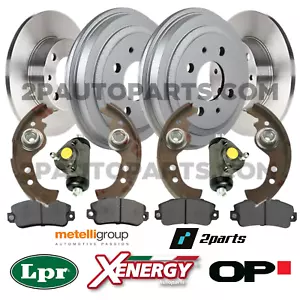 BREMSBACKEN SATZ TROMMELN ZYLINDER + BREMSSCHEIBEN BELÄGE FÜR FIAT PANDA 141 4x4 - Bild 1 von 6