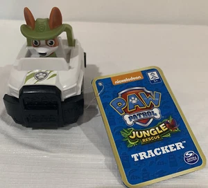 Paw Patrol Jungle Rescue Tracker Mini in Jeep veicolo da corsa... RARO Nickelodeon nuovo - Foto 1 di 10
