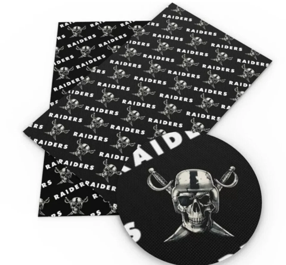 ПРОСТЫНЯ ИЗ ИСКУССТВЕННОЙ КОЖИ Raiders 8 x 12 дюймов 1064948 Las Vegas Football ГЛАДКАЯ ТЕКСТУРА - Изображение 1 из 1