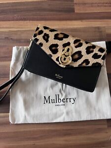 Mulberry Amberley Clutch  - Mulberry Amberley Leopard   ***FREE POSTAGE