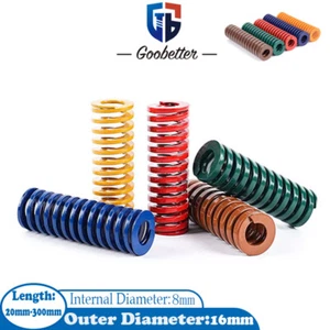 Compressed Spring/Heavy Load Duty Compression Die Spring/Size (OD x ID)16mmx8mm - Picture 1 of 9