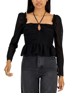 Astr The Label Women’s Toni Top, Black, Large - Picture 1 of 1