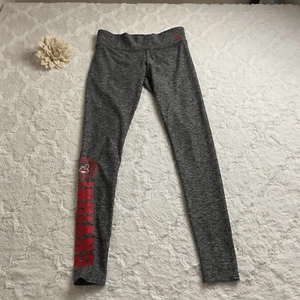 Pink Victoria Secret Cleveland Indians Leggings Women’s XS Black Dog Graphic - Picture 1 of 8