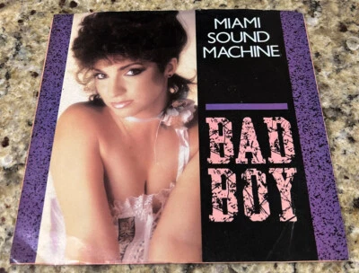 GLORIA ESTEFAN & MIAMI SOUND MACHINE- BAD BOY 45RPM 7” EPIC 34-05805 - Image 1 of 4