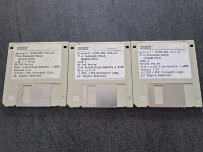 Microsoft Windows für Workgroups 3.11 & MS-DOS 6.22 - Englisch - 3,5-Zoll - Bild 1 von 4